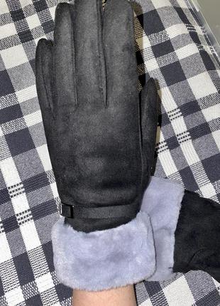 Рукавички перчатки зимові