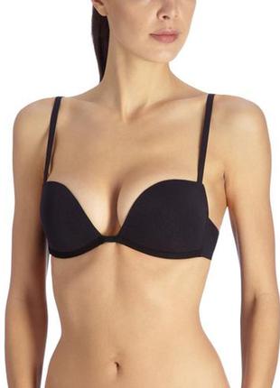 80в-36в бесшовный гладкий бюстгальтер без косточек с узким мостиком для глубокого декольте