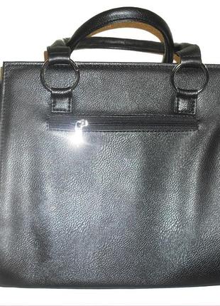Черная женская сумка3 фото