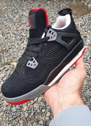 Подростковые кроссовки jordan 4 retro1 фото