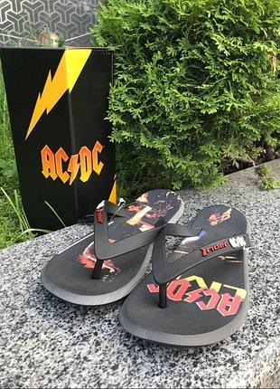 Мужские вьетнамки rider  ac\dc  thong  ad 2