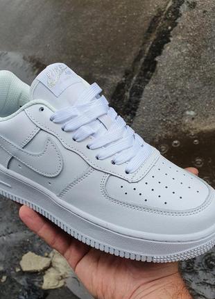 Женские кеды белые nike air force one