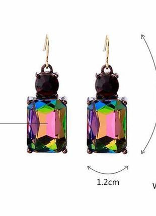 Стильные серьги "хамелеончики"2 2