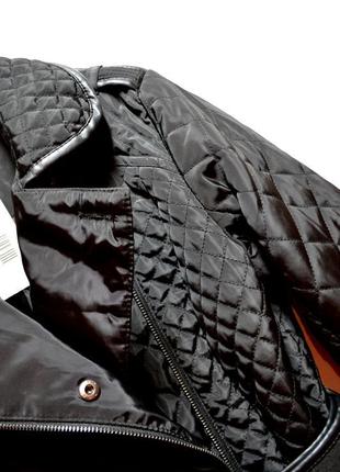 Брендовая куртка пальто удлиненная, стеганая, курточка демисезонная3 фото
