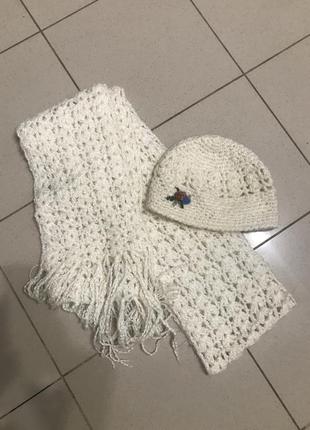 Комплект шапка+ шарф «