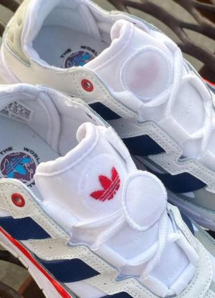 Жіночі кросівки adidas niteball white blue red / smb2 фото