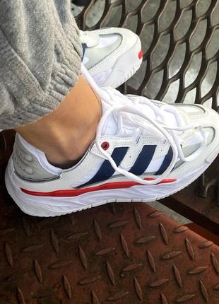 Чоловічі кросівки adidas niteball white blue red / smb
