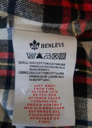 Тканинна куртка -парка з капюшоном henleys  46-48 р8 фото