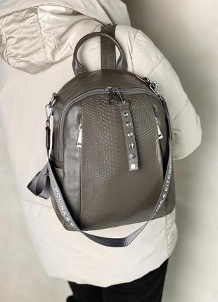 Кожаный рюкзак polina&eiterou1 фото