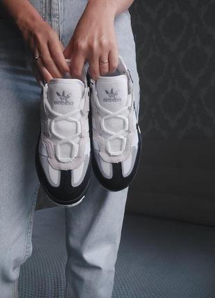 Жіночі кросівки adidas niteball white black v3 / smb8 фото