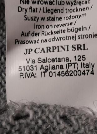 Стильний  оригінальний светр  з альпакою і віскозою  р.xl made in italy  меланж5 фото