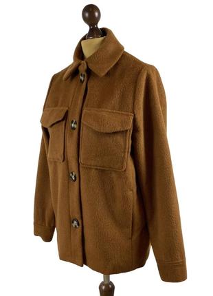 Рубашка пальто,оверсайз,тёплая,плотная h&m5 фото