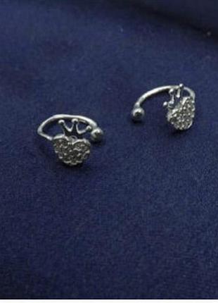 Каффа серебро 925 сердце имп 20467