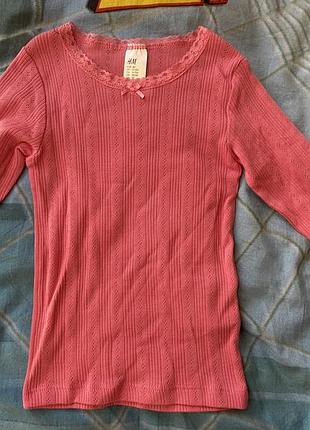 Новый розовый реглан кофта для девочки 9-12мес