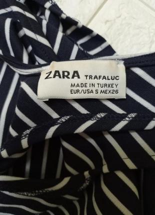 Плаття в смужку по фігурі zara turkey6 фото