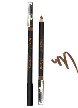 Пудровий олівець для брів unice la femme(5540005, 5540006, 5540007)
