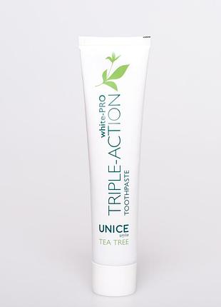 Заспокійлива зубна паста з ромашкою та чайним деревом unice, 75 мл(3612003)