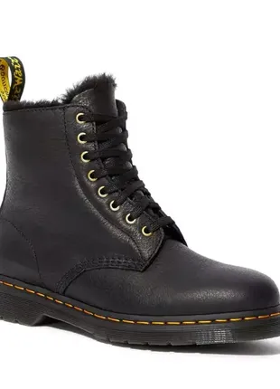 Зимові черевики dr. martens 8 люверсів 1460 pascal fl жіночі чоловічі