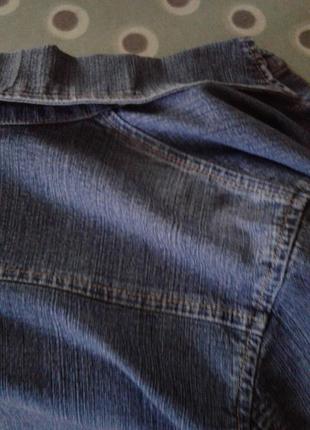 Брендовая джинсовая женская рубашка с длинным рукавом на кнопках monsoon батал7 фото