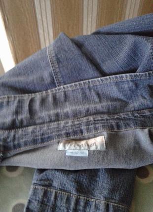 Брендовая джинсовая женская рубашка с длинным рукавом на кнопках monsoon батал4 фото