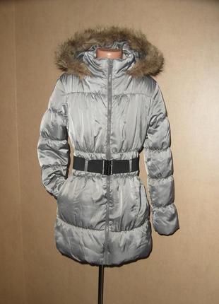Теплая куртка, еврозима или холодная демисезонная погода, на 11-13 лет,1 фото