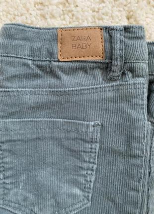 Вельветові штани zara1 фото