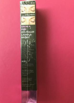 Збільшувач активатор росту брів і вій від instant effects lash & brow volumiser2 фото