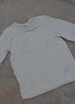 Біленький регланчик kappahl на зростання 98/104 см