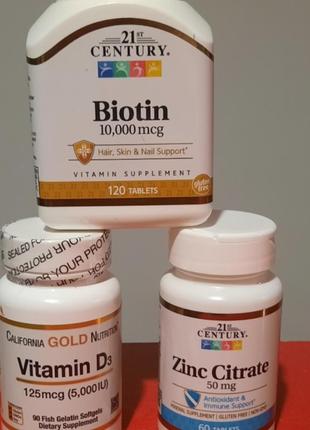 Вітаміни, біотин, цинк, вітамін д31 фото