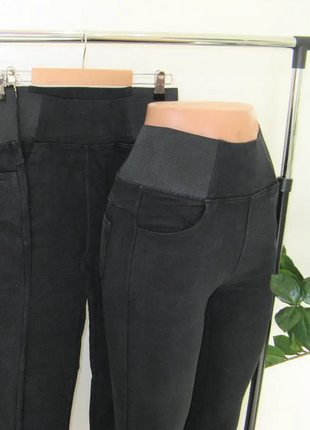 Джинси на байці, джинси з нососом, тплі джеггінси, теплі джинси, джеггінси з начосом2 фото