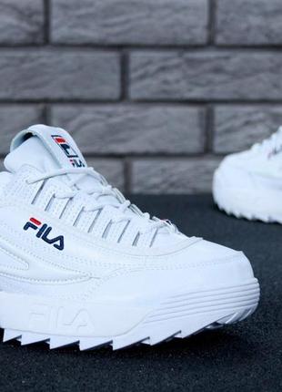 Кроссовки fila disruptor (на меху)5 фото