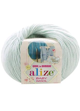 Пряжа alize baby wool, алізе бебі вул 522