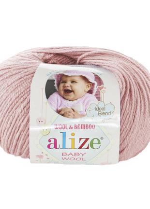 Пряжа alize baby wool ализе беби вул 161