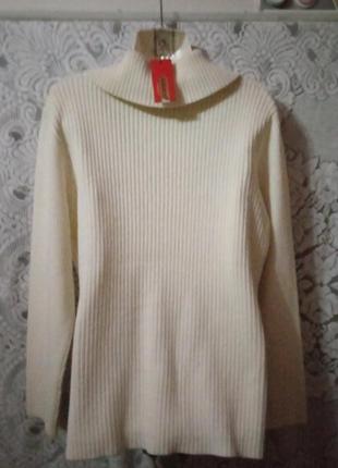Шикарный , шерстяной , модный свитер ,, р. 54-582 фото
