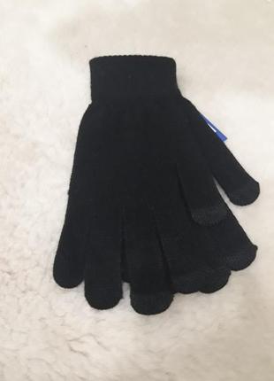 Рукавиці перчатки сенсорні чорні