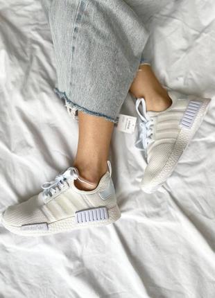 Жіночі кросівки adidas nmd runner white / smb