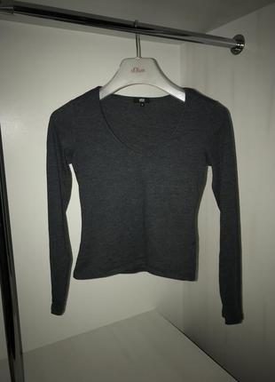 Лонгслив кофта водолазка з вирізом