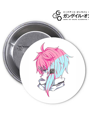 Значок ggo sword art online alternative gun gale online мистецтво меча онлайн