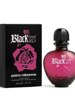 Жіноча парфумована вода paco rabanne black xs for her (пако рабан блек иксэс фо хір ) 80 мл1 фото