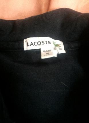 Темно-синее поло 👕 lacoste2 фото