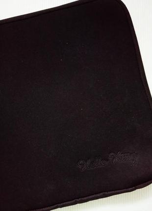 40см×34см мягкий чехол-сумка чёрного цвета для ноутбука hello kitty sanrio2 фото