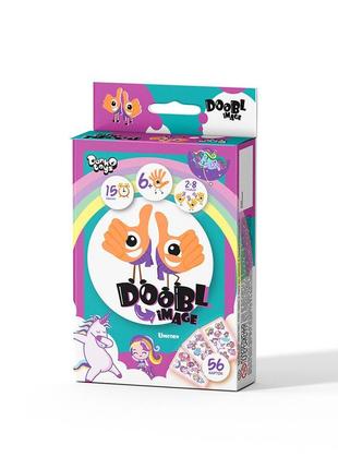 Гра настільна danko toys doobl image mini unicorn (добль, знайди пару) (укр) (dbi-02-04u)