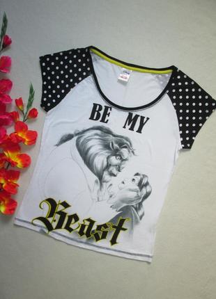 Футболка с мультяшным принтом disney 100% коттон.