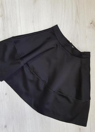 Атласная юбка, нарядная короткая юбка hm xs4 фото