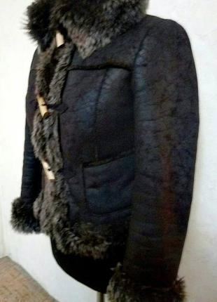 Sale! супер дубленка！р.34（40）！ 2