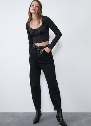 Кроп топ бюстьє кофта zara 4