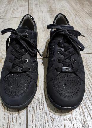 Кеды туфли спорт спортивные кроссовки кожа кожаные черные