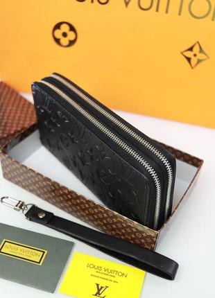 Брендова чоловіча барсетка/гаманець з натуральної шкіри6 фото
