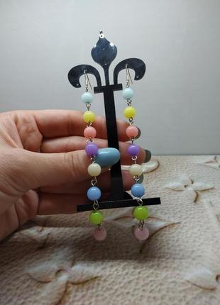 Длинные серьги