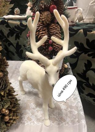 Статуетка фигура олень декор новий рік